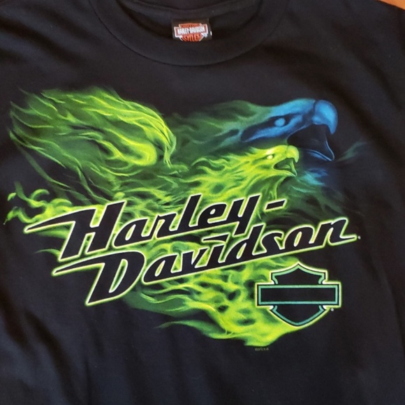 neon green flame shirt
